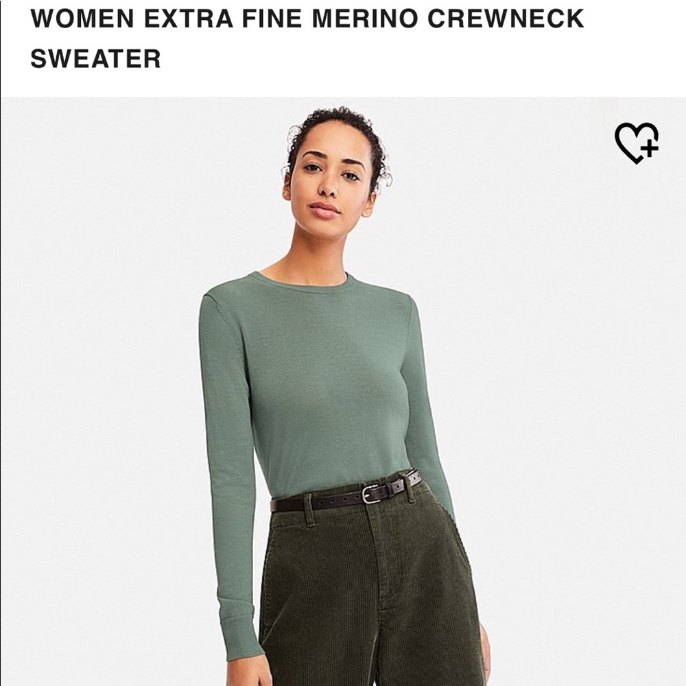Wool crew neck